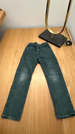 Tartine & Chocolat Hose für Jungen aus Samt Cord grün Sz 6