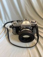 Nikkormat EL Kamera silber mit Objektiv gebrauchter Zustand