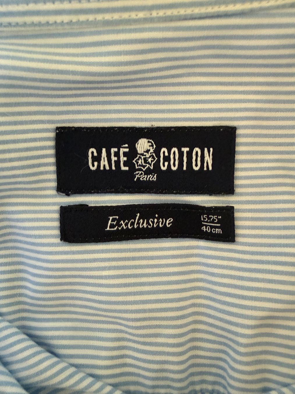 Hemden: Hemd Cafe Coton - hellblau weiss gestreift – Gebraucht aus Thalwil von pie_w2lk 2