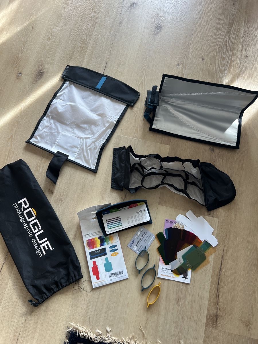 Flash: Rogue Flash Gels, Reflector & Softbox Kit, Photography 59 – Nuovo (secondo la descrizione) da Bern venduto da Spardyox