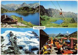 Engelberg - 4 Bild AK Trübsee