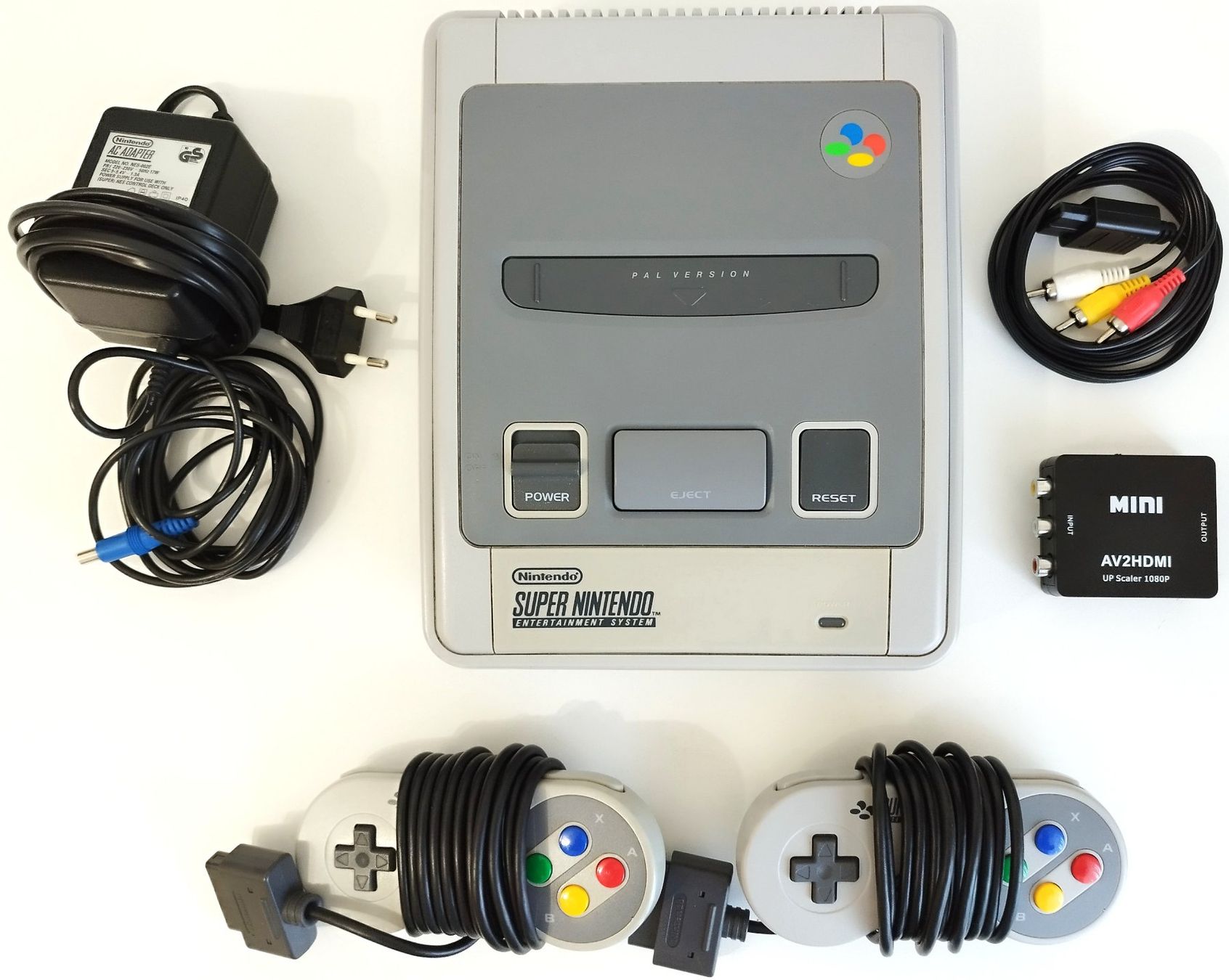 Nintendo Konsolen: Super Nintendo SNES PAL + 2 Original-Controller + HDMI-Adapt – Gebraucht aus Uster von Caicedo89 2