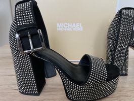 Sandales à plateforme Michael Kors Tara, taille 37 noires