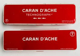 2 CARAN D‘ACHE  Metall-Schachteln 777/4B