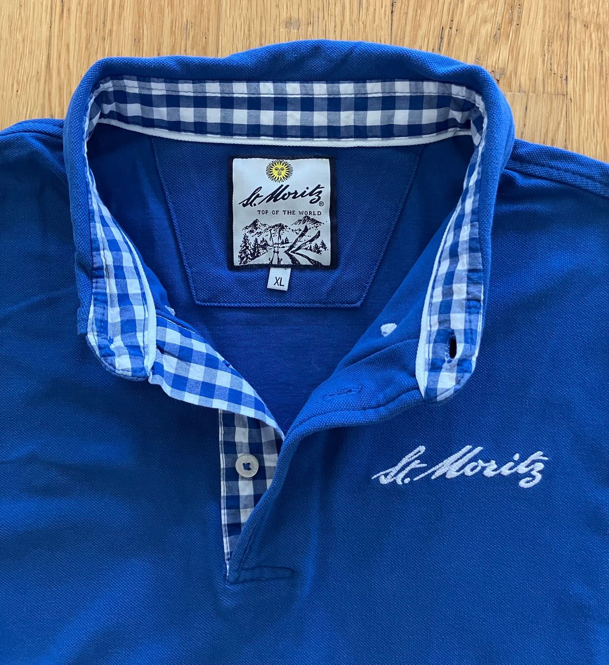 Magliette Polo: St. Moritz Poloshirt, Herren XL, Blau – Usato da Zürich venduto da Kue_Zuerich 1
