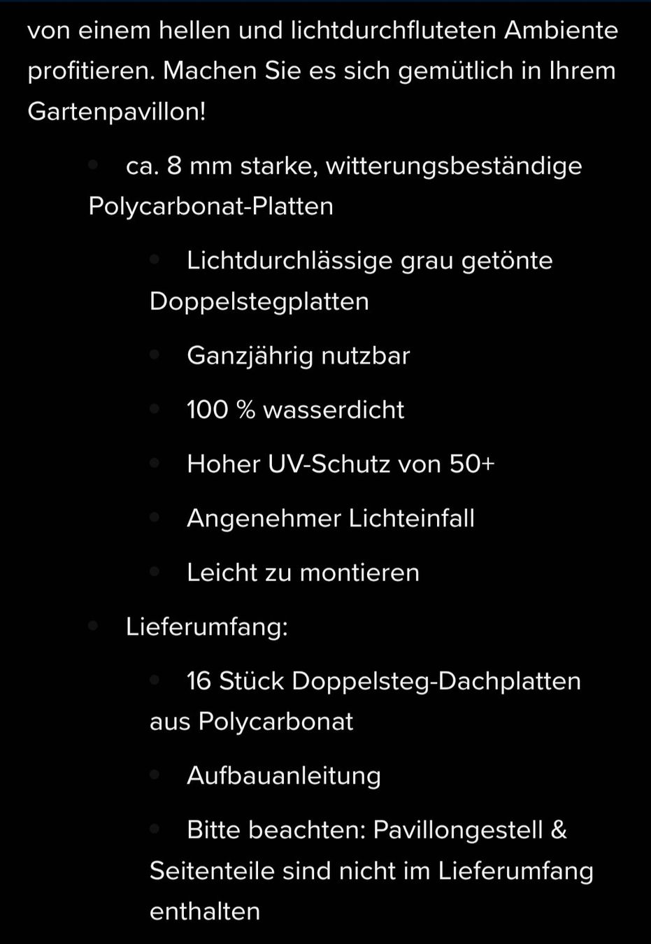 Tende & Padiglioni: Pavillon 3x3m mit Dach und Vorhängen – Usato da Windlach venduto da lanuj 6