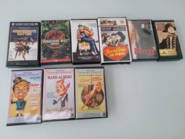 VHS Kassetten Sammlung - Filmklassiker für Sammler!