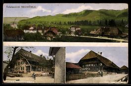 AK Lauperswil, Neumühle, Restaurant von Gottfried Jakob, Bäc