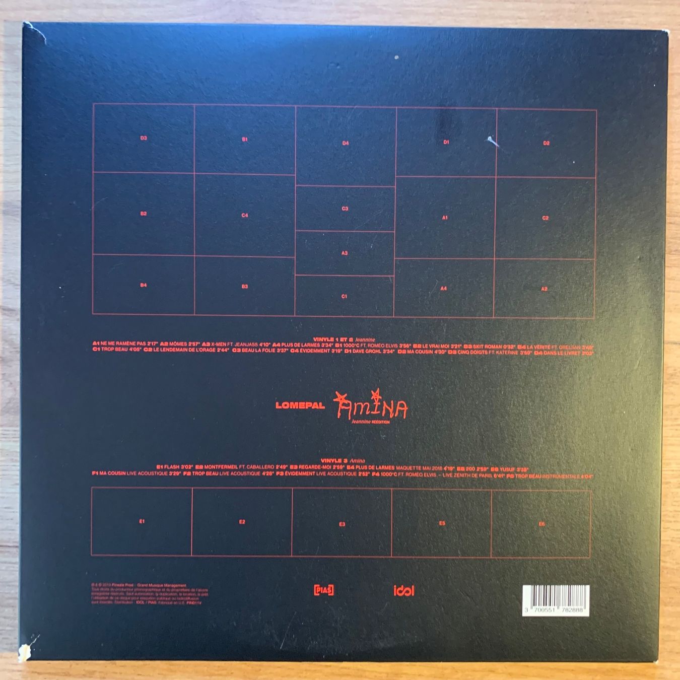 Schallplatten: LOMEPAL - AMINA (RÉÉDITION)...RE FR 2019...EX/VG++ – Gebraucht aus Gals von Diskopatshop 3