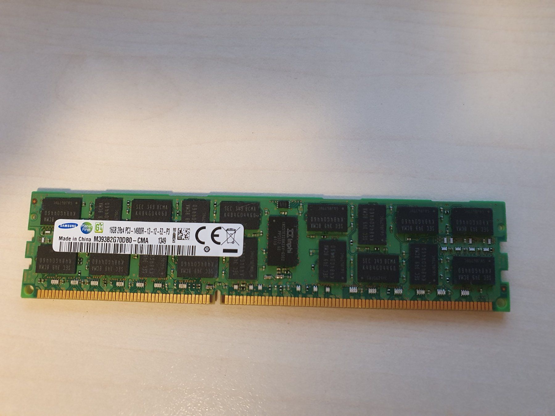 Memoria / RAM: 16GB,  M393B2G70DB0-CMA – Usato da Böbikon venduto da Mondi2