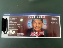 TICKETS KAYA YANAR 11.09.2026