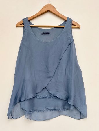 Made in Italy Bluse mit Seide Gr.S