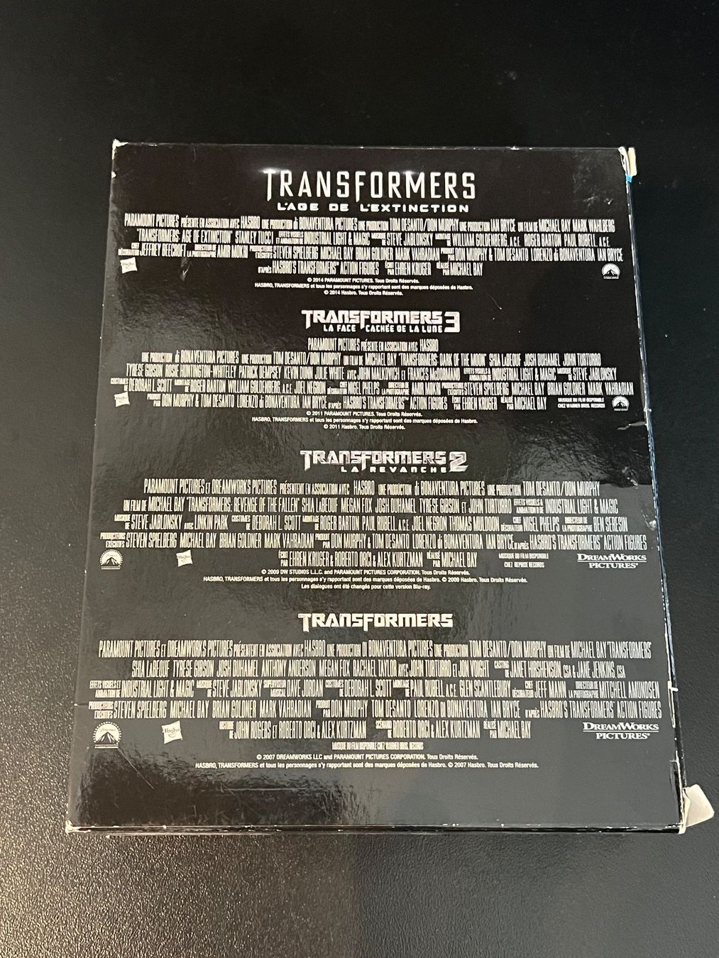 Tutti i DVDs: 4x DVD / Blu-ray Films Transformers 1, 2, 3 et 4 – Usato da Murist venduto da kalmec 3
