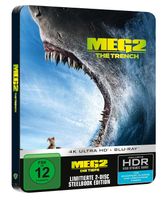 Blu - ray Meg 2: Die Tiefe - 4K - Blu ray  - Steelbook