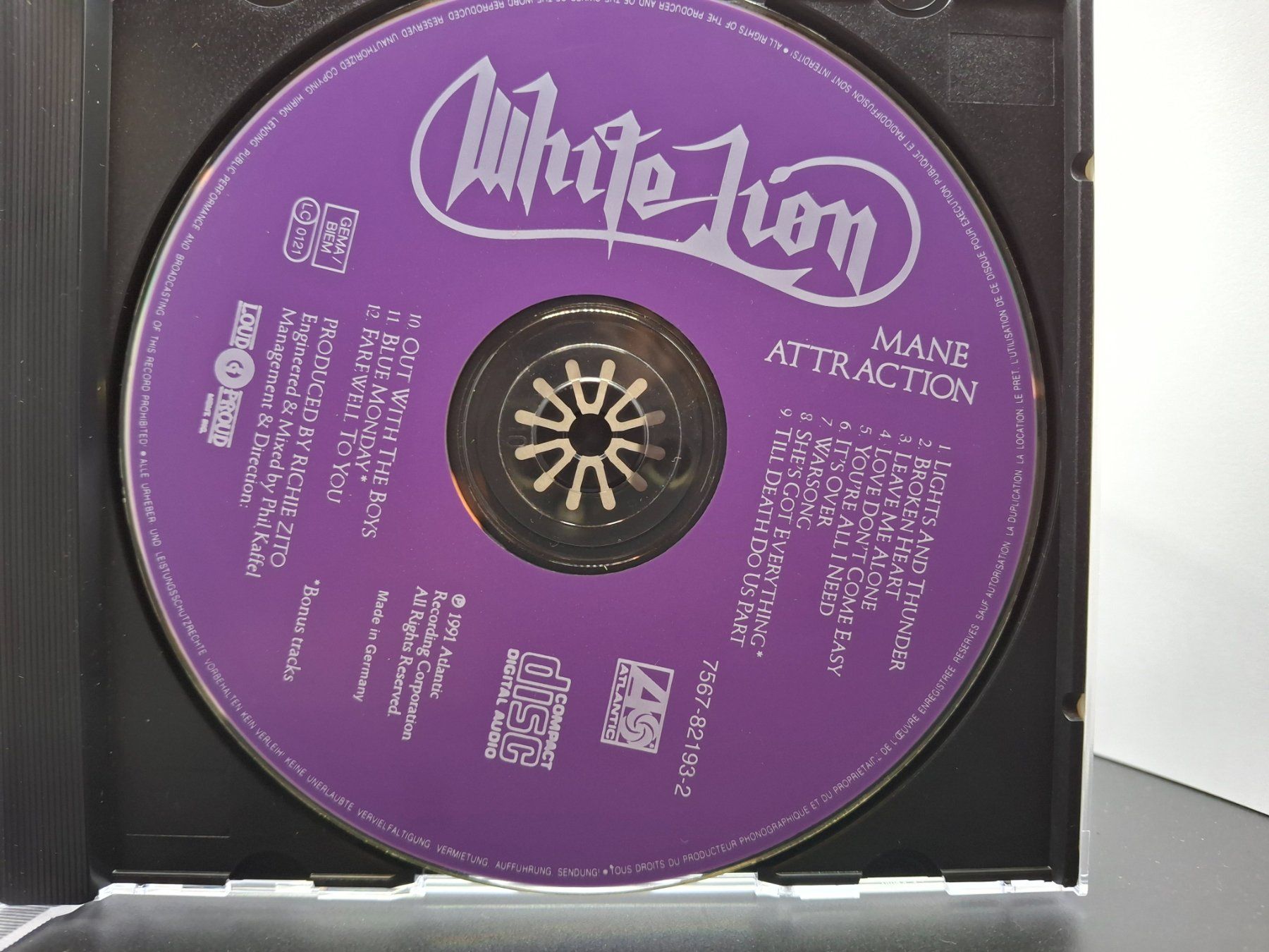 CD: White Lion – Mane Attraction – Usato da St.Gallen venduto da jalamusic 2