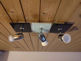 Deckenlampe 3er Spots inkl. Glühbirnen