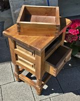 Holz-Nachttischli, Tischli, Kommödeli mit 2 Schubladen