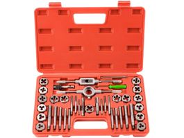 40-teiliges Gewindeschneider Set, M3-M12 Gewindebohrer