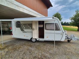 ERIBA Nova 465 Luxus Line mit Mover und Vorzelt