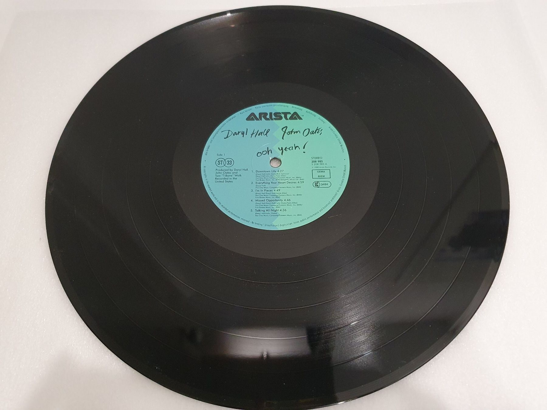 Dischi in vinile: Daryl Hall & John Oates - Ooh Yeah! – Usato da Uster venduto da Vinyl-Leidenschaft 5