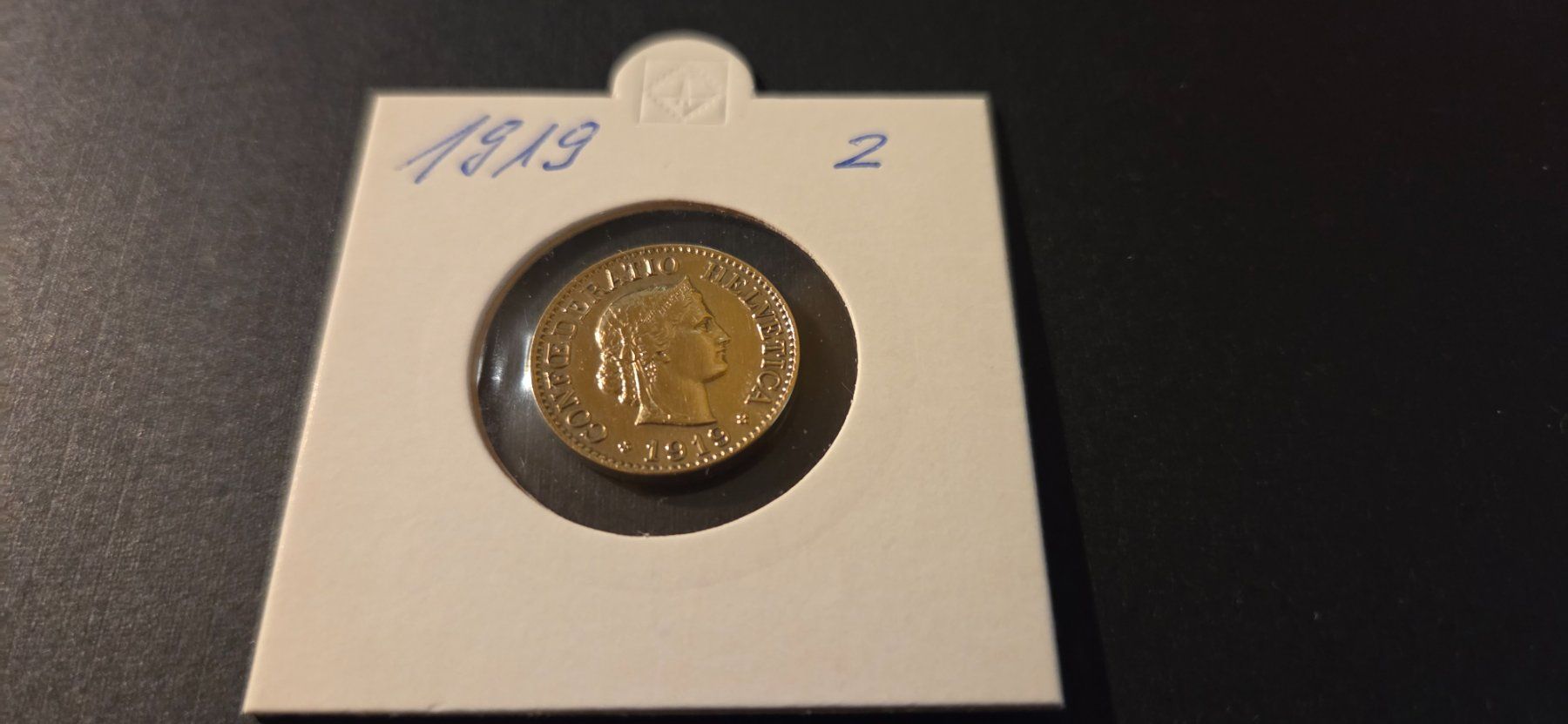 Tutti le monete: 10 Rappen 1919 Messing – Usato da Rütschelen venduto da Urmel16