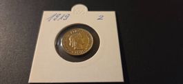 10 Rappen 1919 Messing