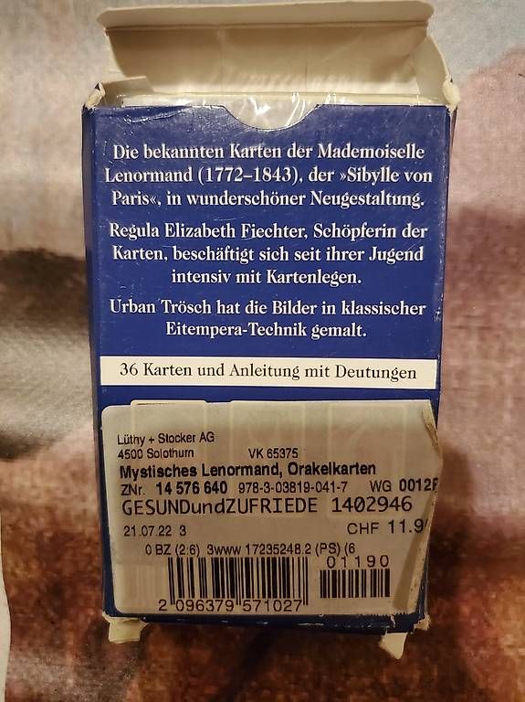 Bücher: Mediales Kartenlesen Set – Gebraucht aus Wattenwil von ste_tvc7 1