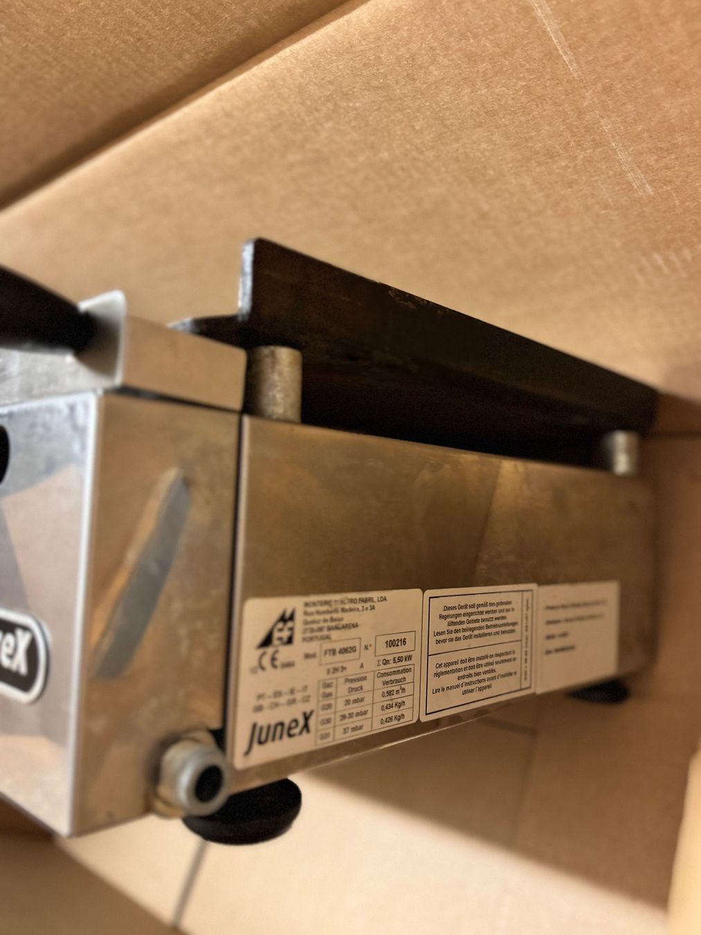 Grils: Plancha gaz inox Junex – D'occasion à Puplinge par Pierreth 3