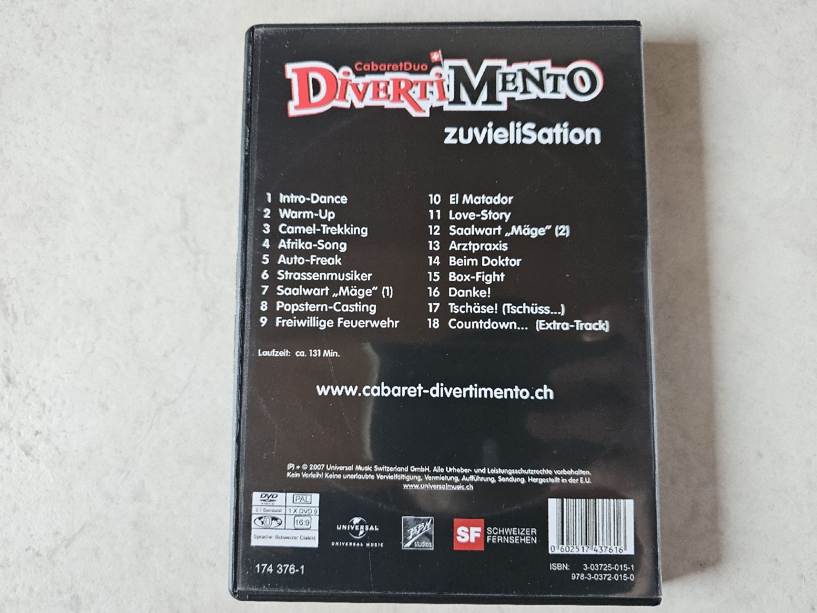 Tutti i DVDs: Divertiment  -  ZuvieliSation – Usato da Schneisingen venduto da backstore24 1