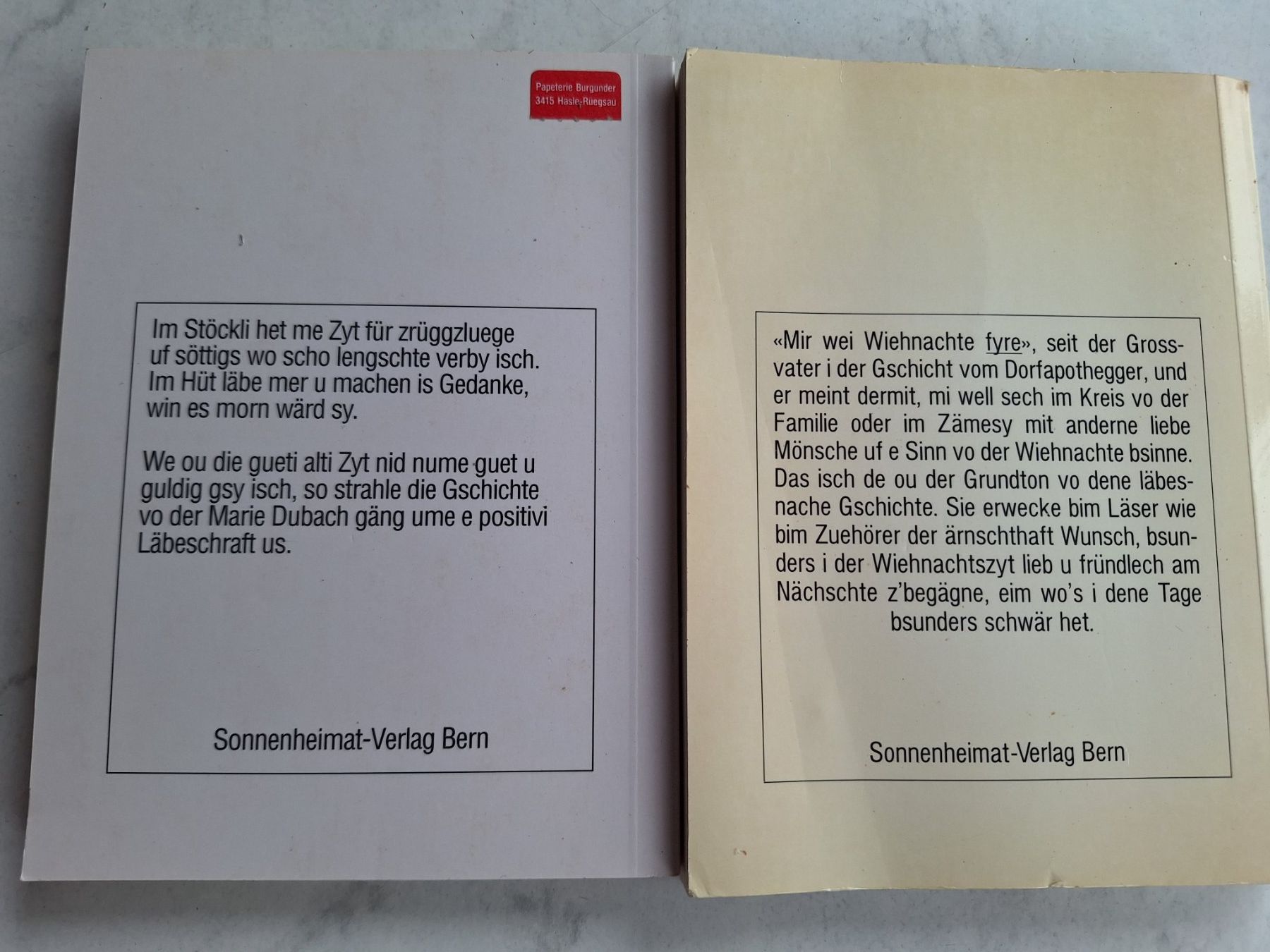 Libri: 11 STK MUNDARTBÜCHLEIN MINI BUCH – Usato da Huttwil venduto da Kunterbuntli 4