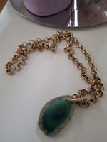 Collier pendant avec pierre fantaisie 