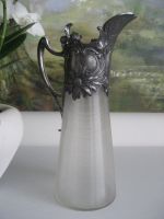 WMF Jugendstil Karaffe Glas versilbert Antik