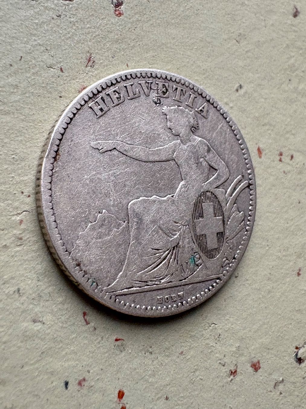 Toutes les monnaies: Schweiz 2 Franken 1860 ab 1.- Silber – D'occasion à Zürich par mysilvercoin 4
