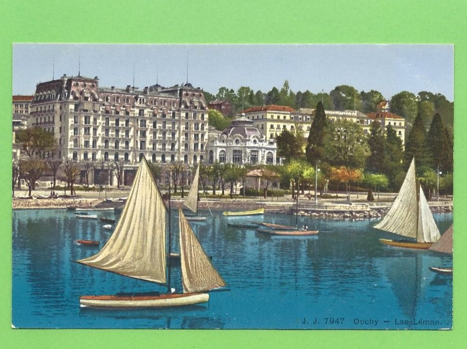 Ansichtskarten: Ouchy - Lac Léman – Gebraucht aus Zürich von t24_de