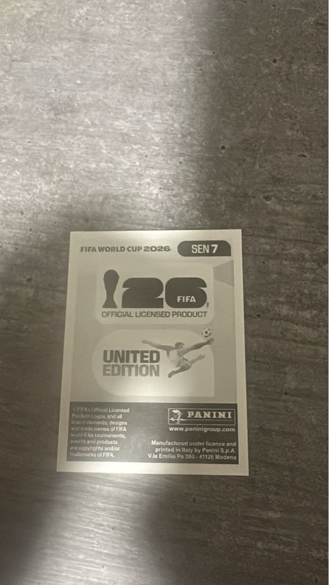Panini Carte collezionabili: SEN 7 , FIFA WORLD CUP 2026 PANINI  – Nuovo (secondo la descrizione) da Frauenfeld venduto da 1PegPeg1 1