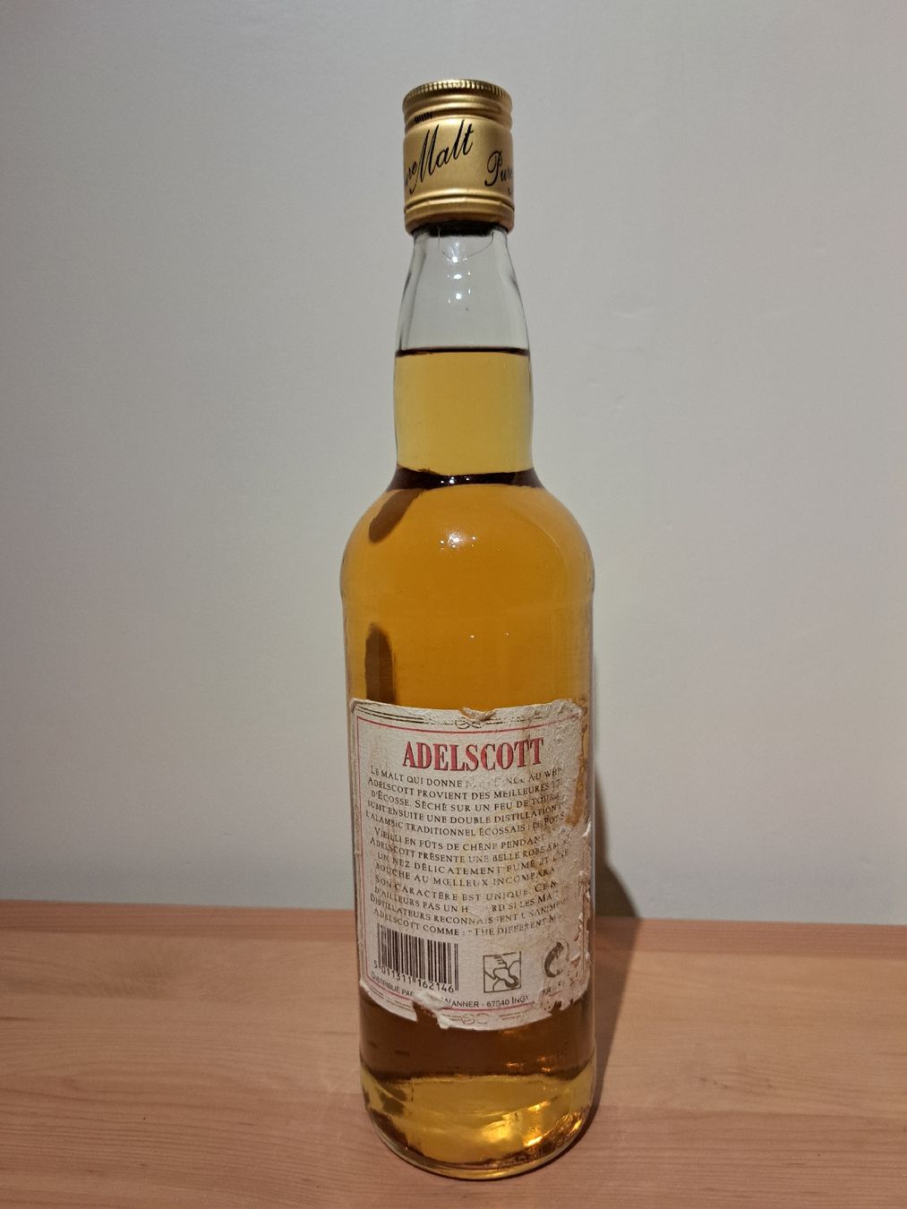 Bevande alcoliche: Adelscott Pure Malt, Etikette fehlt – Nuovo (secondo la descrizione) da Brittnau venduto da Prorex