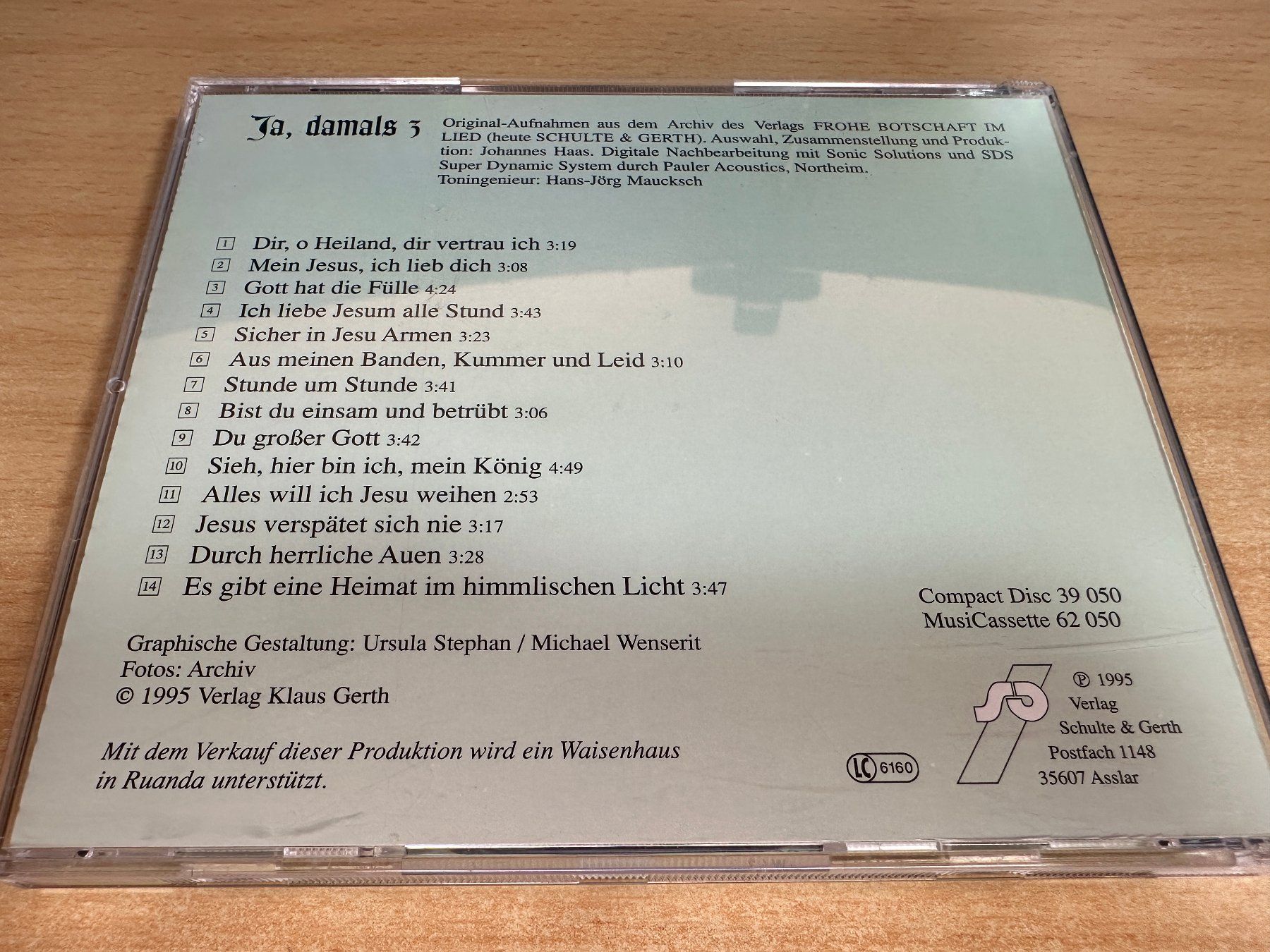 CD: D8 Renate Lüsse - Ja, Damals 3 – Usato da Rikon im Tösstal venduto da Alpenmutz 1