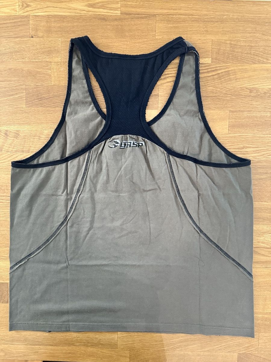 T-shirt: GASP Tanktop olivgrün, Grösse L – Usato da Allenwinden venduto da Thebadboy 1