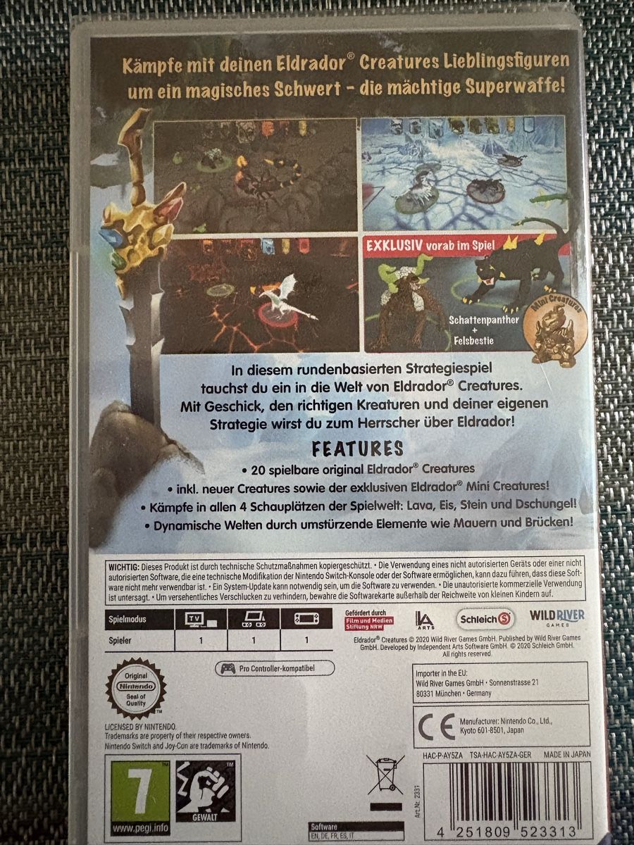 Nintendo Jeux: NINTENDO switch ELDRADOR ovp – Neuf avec emballage d'origine à Herzogenbuchsee par warrior77 2
