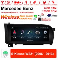 10.25''Android 13 Autoradio Für Benz S-Klasse W221 2006-2013
