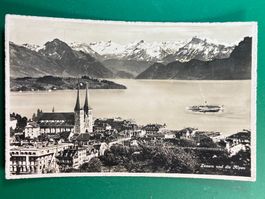 Luzern und die Alpen