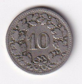 Tutti le monete: 10 Rappen 1906 rar – Usato da Neuchâtel venduto da karlpierrino 1