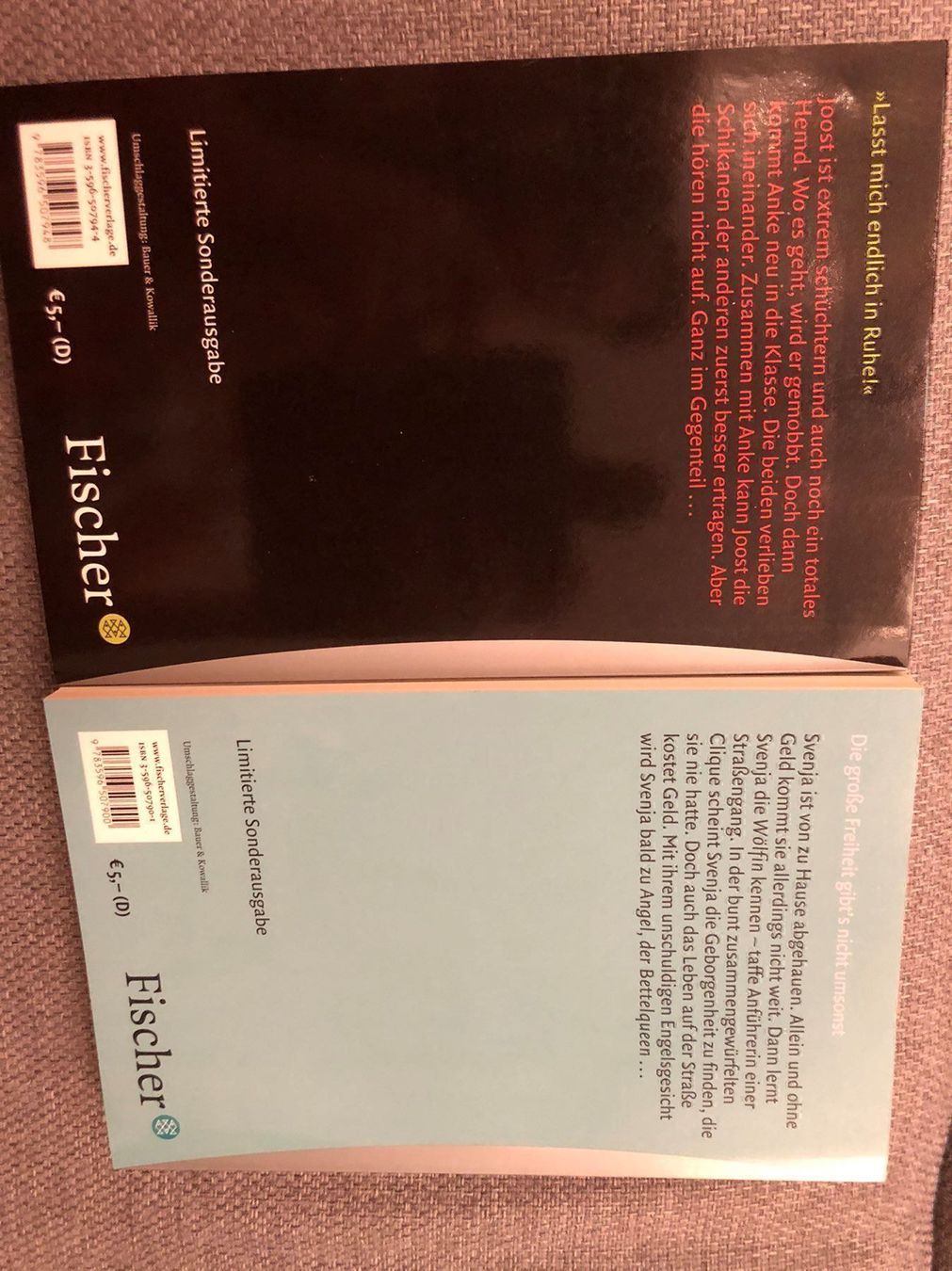 Libri: 2 Bücher Fischerverlag Jugend – Usato da Lupsingen venduto da sta_wgg5 2
