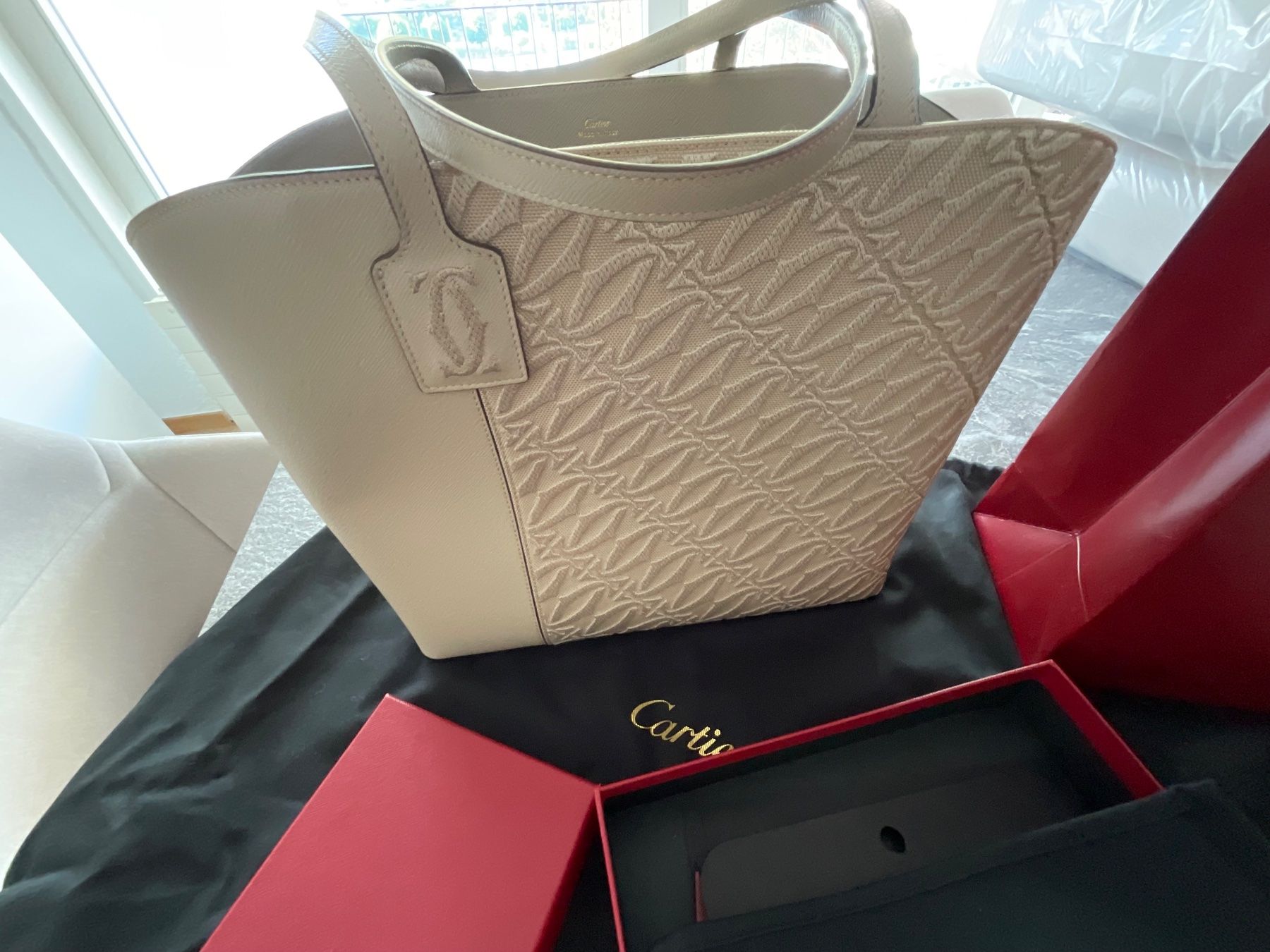 Taschen für Damen: Cartier sac cabas et portefeuille – Neu (gemäss Beschreibung) aus Vallorbe von milail38