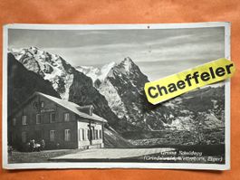 Alte Ansichtskarte 1927  Grindelwald mit Briefmarke, Top!