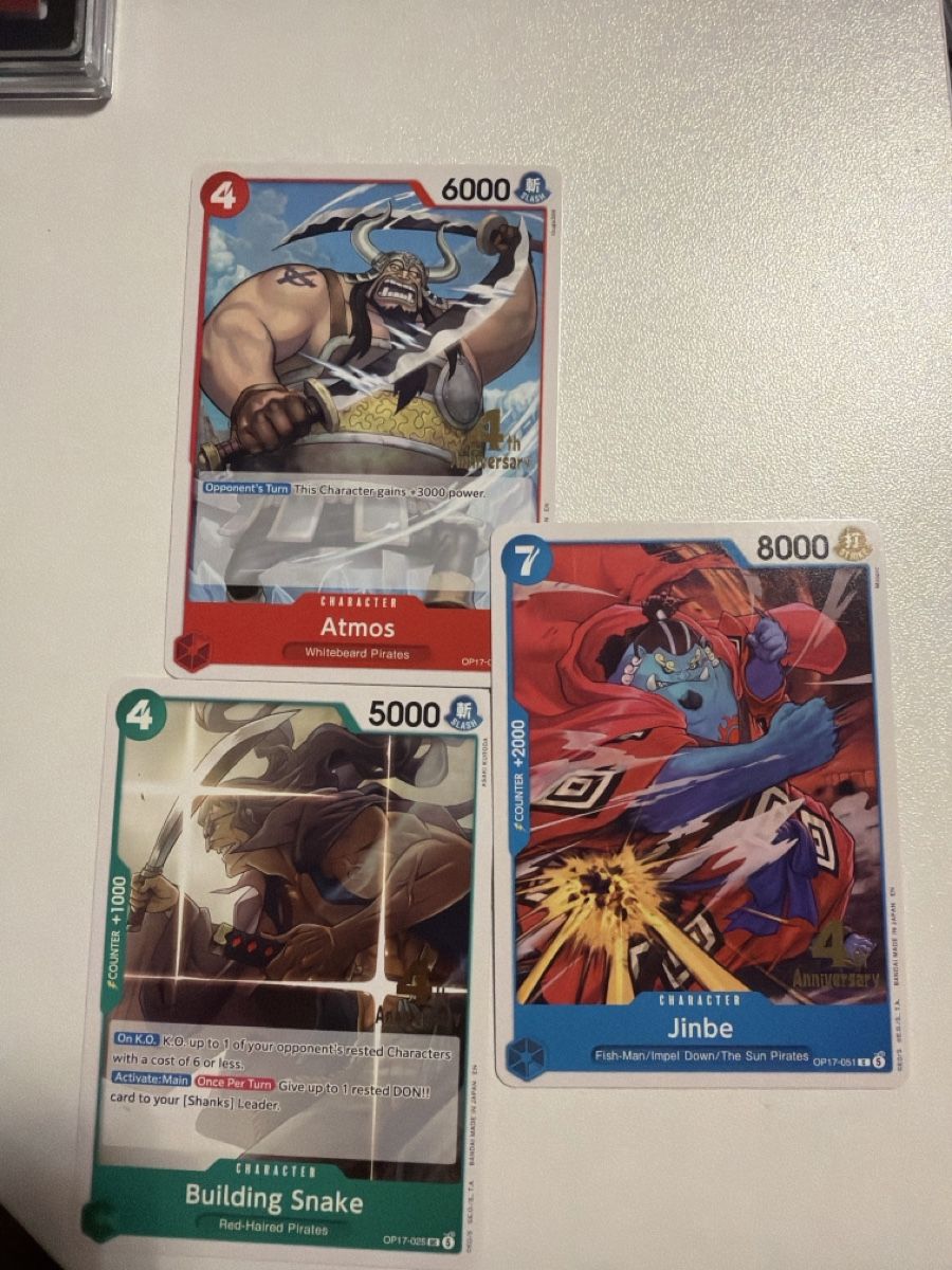 Bandai Carte collezionabili: 4 anniversary one piece card – Usato da S. Antonino venduto da Mc2495