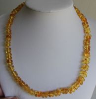 Nachlass: Ostsee Bernstein Schmuck Kette Collier 22 Gramm