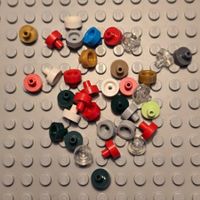 Lego 34x Platte 1x1 rund mit zentralem Stiel(20482)