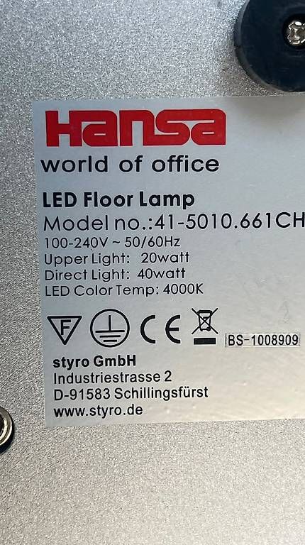Lampes: LED Standleuchte - Stehleuchte Büro – D'occasion à Wangen SZ par Jaay_Sky 4