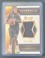 NBA Zach Randolph 2017-18 Select Game Worn Jersey Card